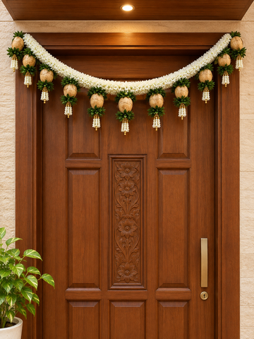 DIVINE GOLDEN LOTUS TORAN 3.5 feet