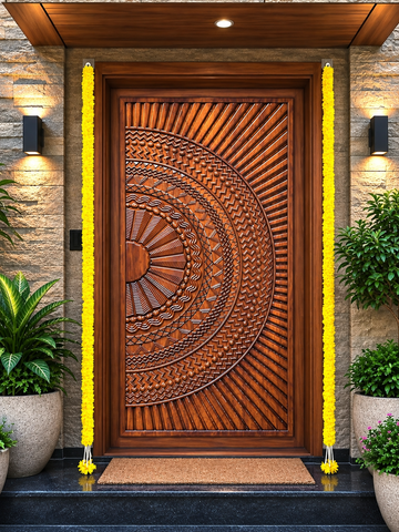 Pack of 2 Door Hanging for Main Door & Pooja Room Decorative Toran Wall Hanging