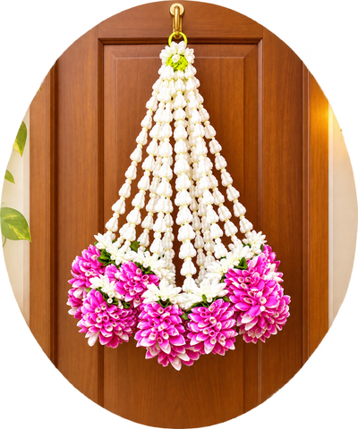 DIVINE PINK PETAL HANGING , PACK OF 2
