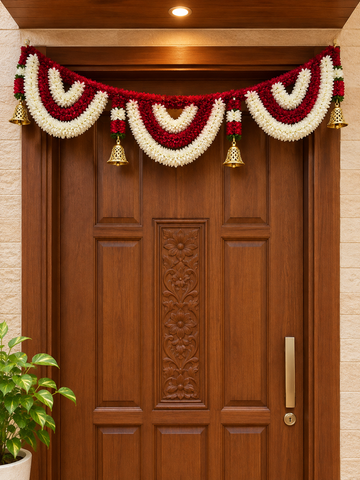 RAJVAADI FLOWER TORAN 3.5 FEET