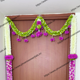 Main Door Toran for Entrance | Handmade Decorative Bandarwal | Festive Door Hanging for Home & Pooja Room