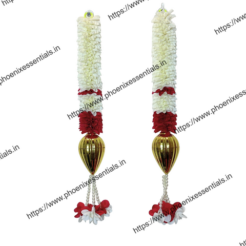 Elegant Door Hanging Set of 2 | (2 feet )Handmade Toran for Home Entrance Decoration