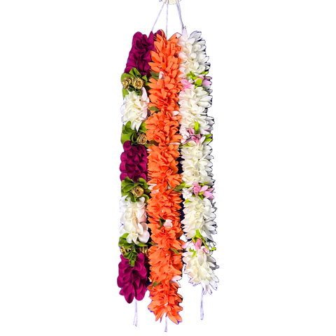 Artificial Hair Gajra Pack of 3 | Flower Bun Accessories for Women | Bridal, Wedding & Festive Hair Decoration