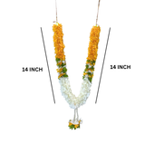 pack of 2 /  28 Inch Artificial Flower Haar for Photo Frame |