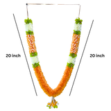 ROYAL 40 Inch Photo Frame Haar | Artificial Flower Garland for God Idol & Picture Frame | Pooja & Temple Decoration