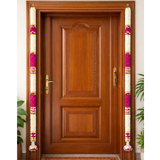 5 Feet pink Door Hanging Toran Pack of 2 | Artificial Flower Hanging for Main Door Decoration | Festive Home Decor