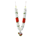 40 Inch Photo Frame Haar pack of 2 | Artificial Flower Garland for God Idol & Picture Frame | Pooja & Temple Decoration