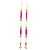 5 Feet pink Door Hanging Toran Pack of 2 | Artificial Flower Hanging for Main Door Decoration | Festive Home Decor