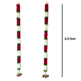 Red Hanging Decorative Item Pack of 2 | 3.5 Ft Elegant Look