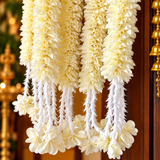 CREAM PETAL HANGING PACK  OF 2
