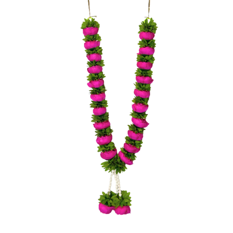 40 Inch Artificial Flower Haar for Photo Frame | Decorative Garland for God Idol & Photo Frames |