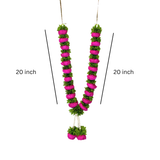 40 Inch Artificial Flower Haar for Photo Frame | Decorative Garland for God Idol & Photo Frames |