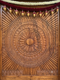 CLASSIC BRASS TASSEL & FLORAL BANDHANWAR