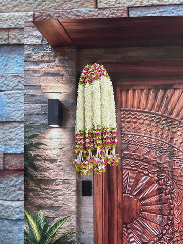 DIVINE PINK PETAL CASCADE HANGING. PACK OF 2