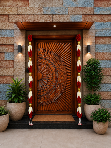 Main Door Hanging Decoration | Traditional Door Toran for Home Entrance | Decorative Hanging for Festivals & Pooja