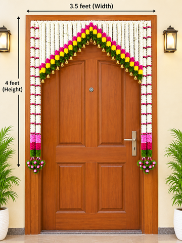 DEVINE  MAIN DOOR TORAN  3.5 FEET