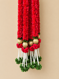 ELEGANT RED ROSE HANGING  EACH 3 FEET PACK OF 2