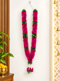 PINK GARLAND HAAR. EACH SIDE 20 INCH