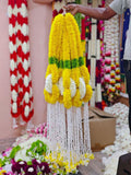 artificial flowers hanging for decoration pack of 2 each 4 feet