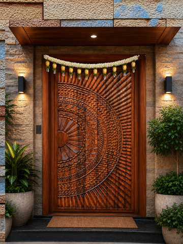 Royal Golden Lotus toran  4 feet