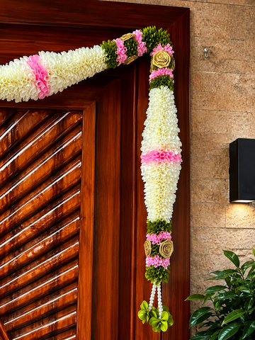 Traditional Pink Door Toran 4by2 feet