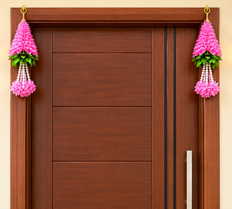 PINK PETAL  FLOWER DROP PACK OF 2