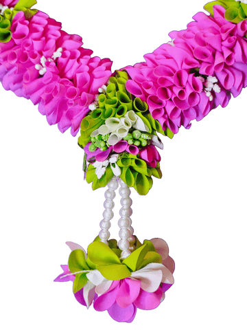 ROYAL 40 Inch Photo Haar  | Artificial Flower Garland for Photo Frame & God Idol Decoration | Pooja & Ritual Use ( 40inch )