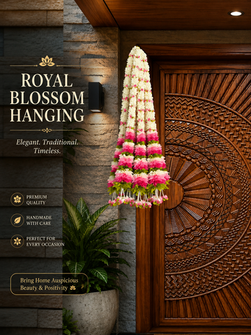 Royal Pink Blossom  Hanging PACK OF 2