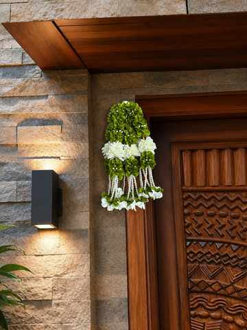 Green Blossom Pearl Hanging pack of 2