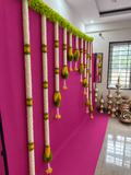 Green Leaf Floral Backdrop
