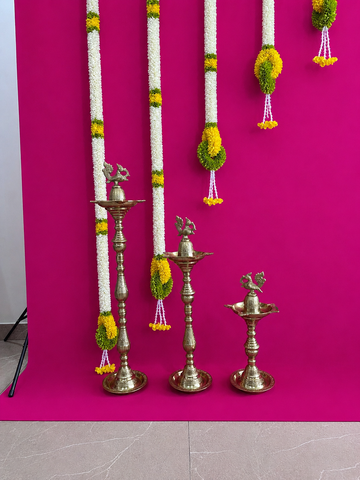 Brass Deepam Stand SET OF 3