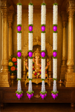 3 Feet Lotus Hanging Pack of 4 | Artificial Flower Door Hanging for Home Decor | Festive & Wedding Decoration