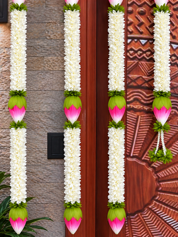 Lotus Hanging Full Set for Home & Temple Decoration