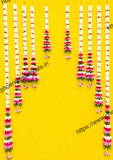 Handmade Artificial Flower Backdrop Set for Haldi, Mehndi & Reception