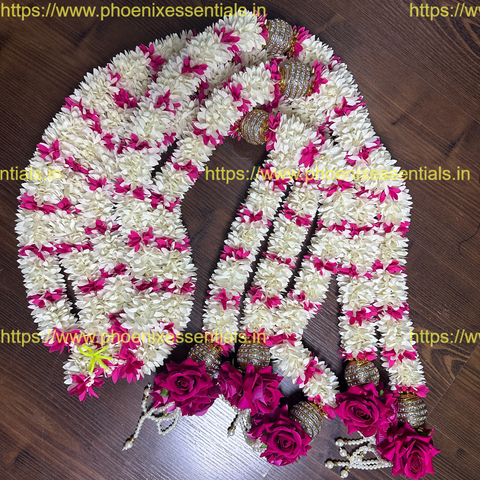 PACK OF 2 , Red Rose Door Hanging Toran for Main Door | Handmade