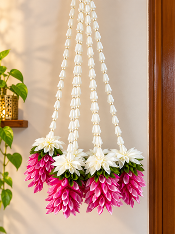 DIVINE PINK PETAL HANGING , PACK OF 2
