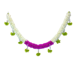 Artificial Door Toran Bandanwar | Main Door Hanging Decoration with Flowers & Beads | Festive Home Decor for Diwali, Wedding (4 Feet)