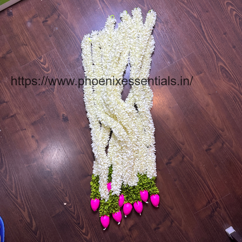 Flower Garland Door Hanging PACK of 4  | Decorative Toran for Home Entrance, Pooja, Diwali & Wedding Decor
