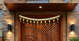 Royal Golden Lotus toran  4 feet