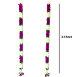Premium 3.5 feet purple Hanging Pack of 2 | Elegant Home Accessories