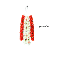 Artificial Hair Gajra for Women | Flower Juda Gajra for Bun | Reusable Floral Hair Accessories for Wedding, Party, Bharatanatyam, Classical Dance (All Colors Available)