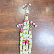 Artificial Door Toran 4 Feet x 2 Feet | Decorative Hanging Bandarwal for Main Door | Fabric Flower Toran for Diwali, Wedding, Pooja, Home Decoration (All Colors Available) - Image 3