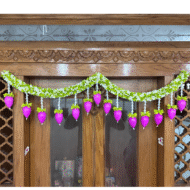 LOTUS MAIN DOOR TORAN 3.5 FEET