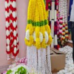 artificial flowers hanging for decoration pack of 2 each 4 feet