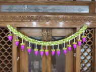 LOTUS MAIN DOOR TORAN 3.5 FEET - Image 3